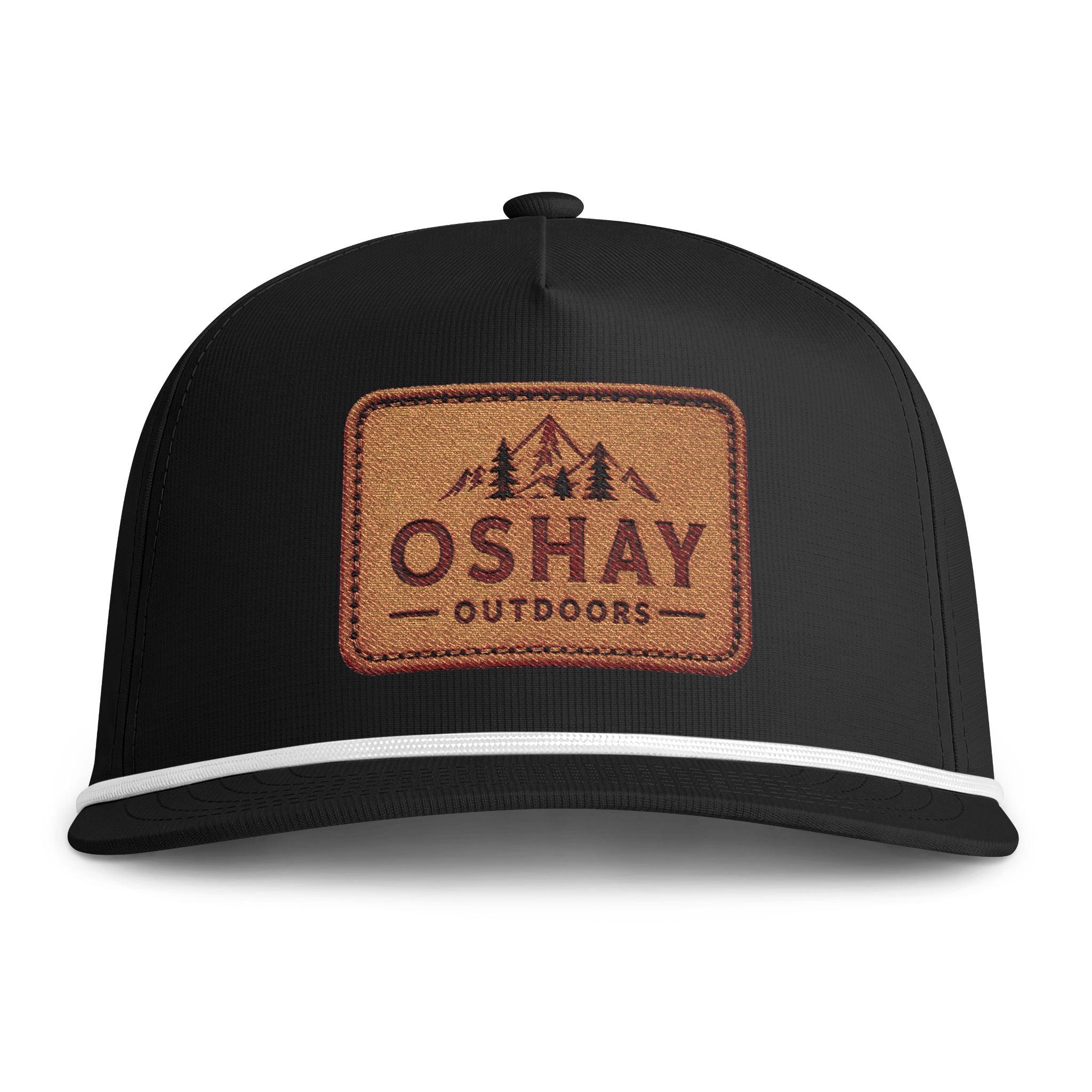 Sunwashed Rope Cap — Oshay Outdoors Patch Trucker Hat