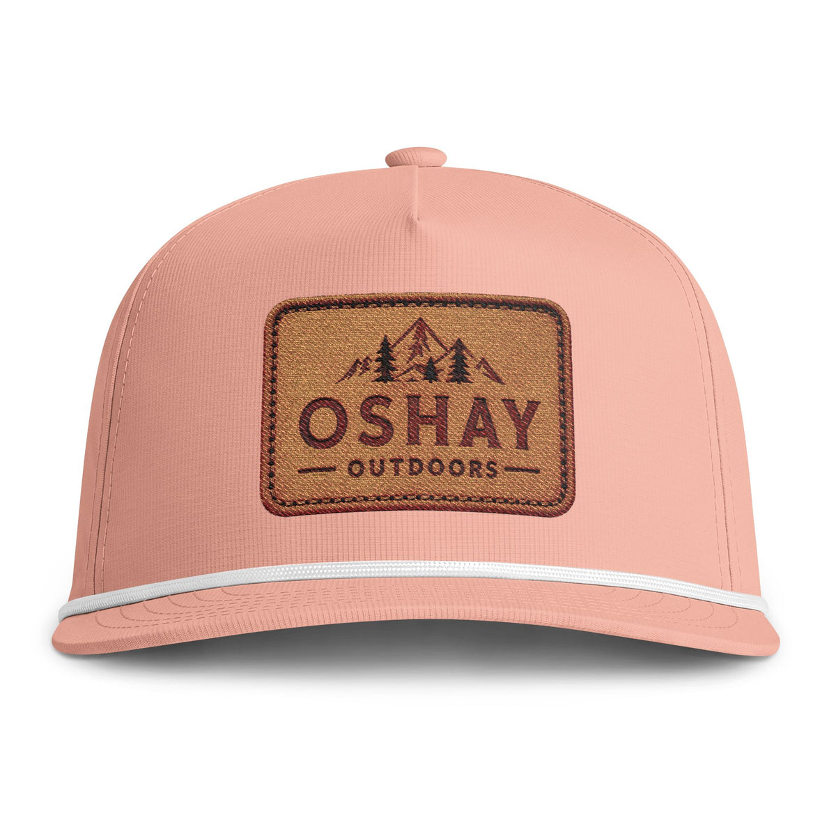 Sunwashed Rope Cap — Oshay Outdoors Patch Trucker Hat
