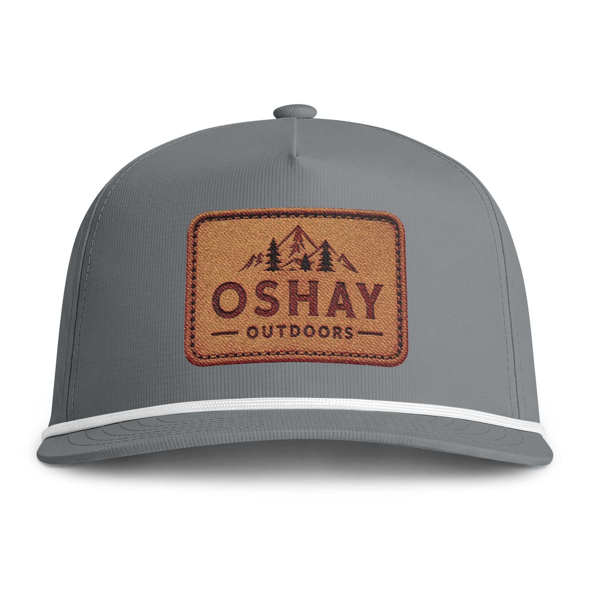 Sunwashed Rope Cap — Oshay Outdoors Patch Trucker Hat