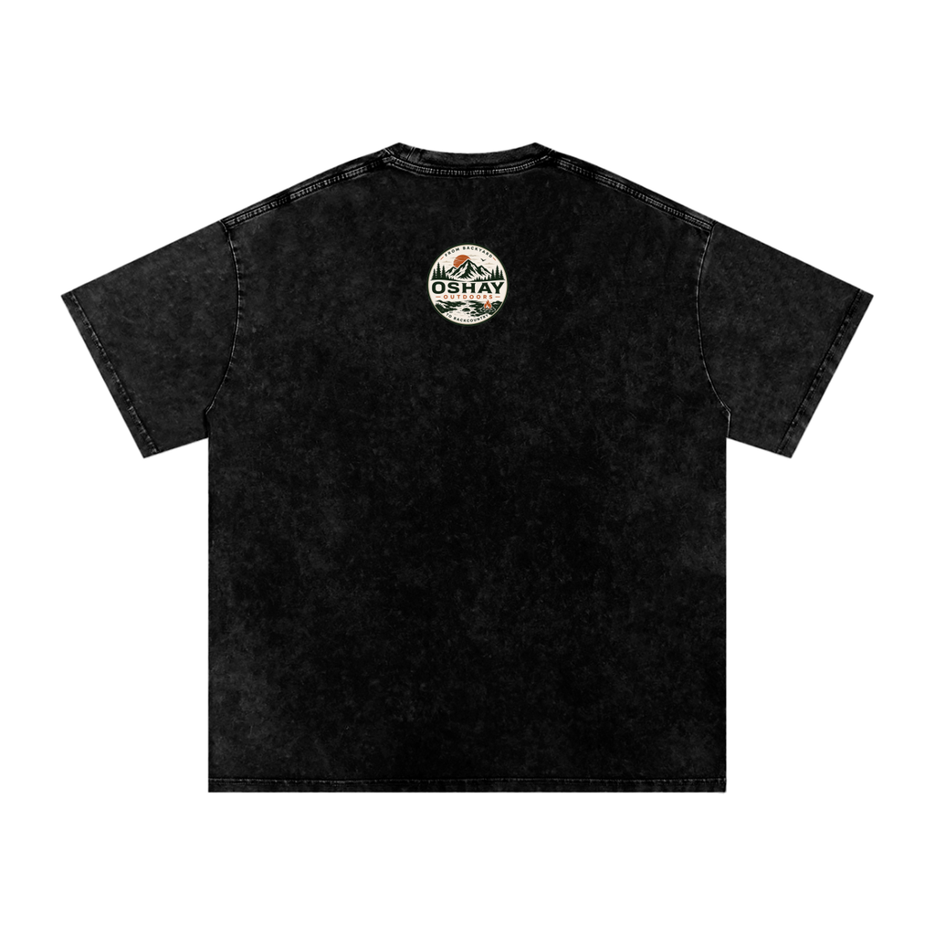 Pickle Wayne Snow Washed Oversized Cotton T-Shirt