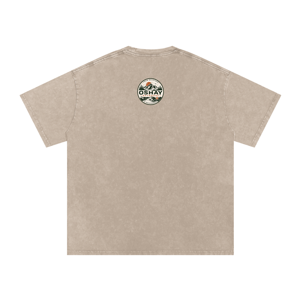Pickle Wayne Snow Washed Oversized Cotton T-Shirt