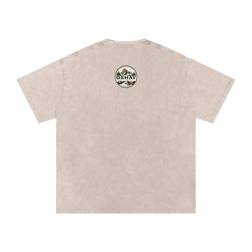 Pickle Wayne Snow Washed Oversized Cotton T-Shirt