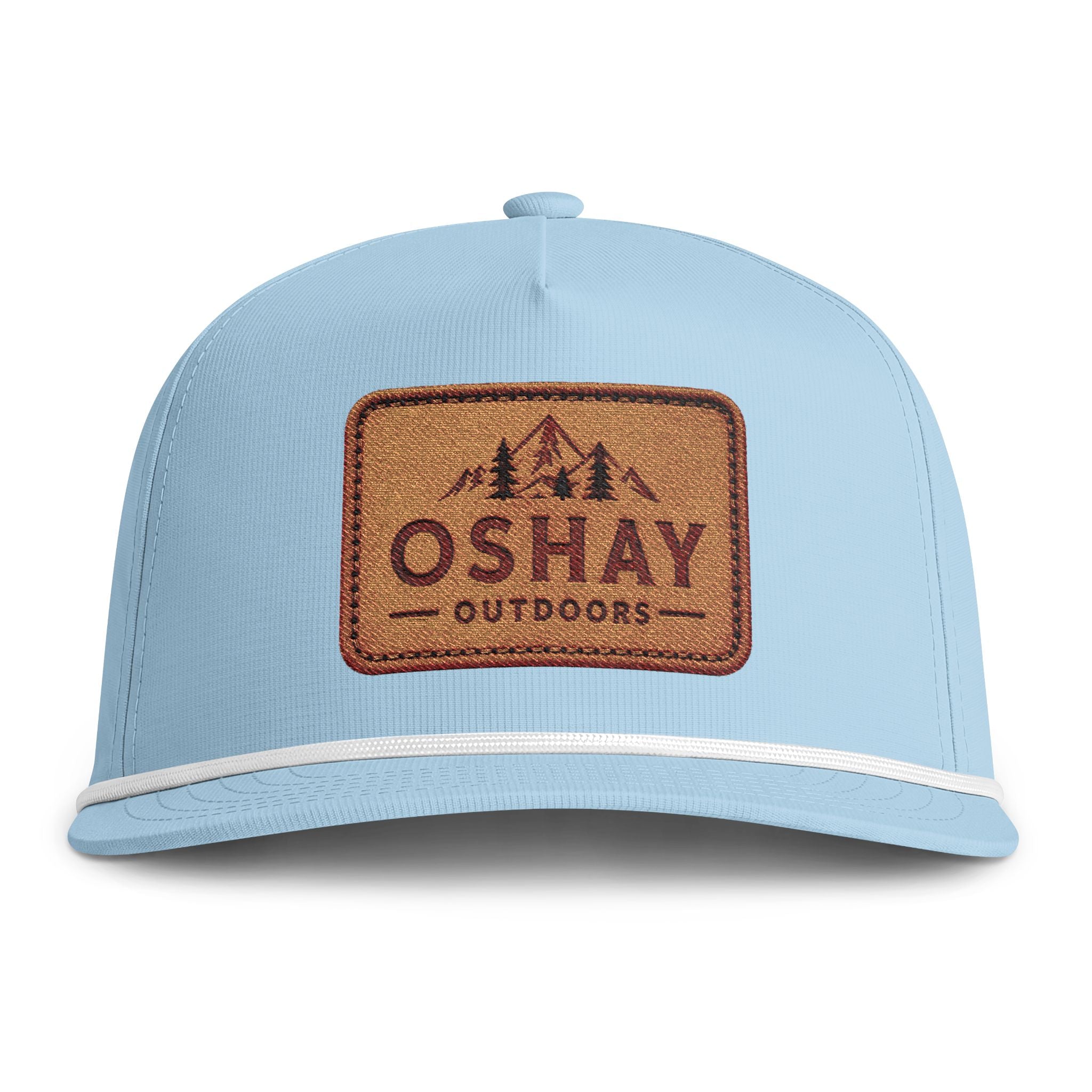 Sunwashed Rope Cap — Oshay Outdoors Patch Trucker Hat