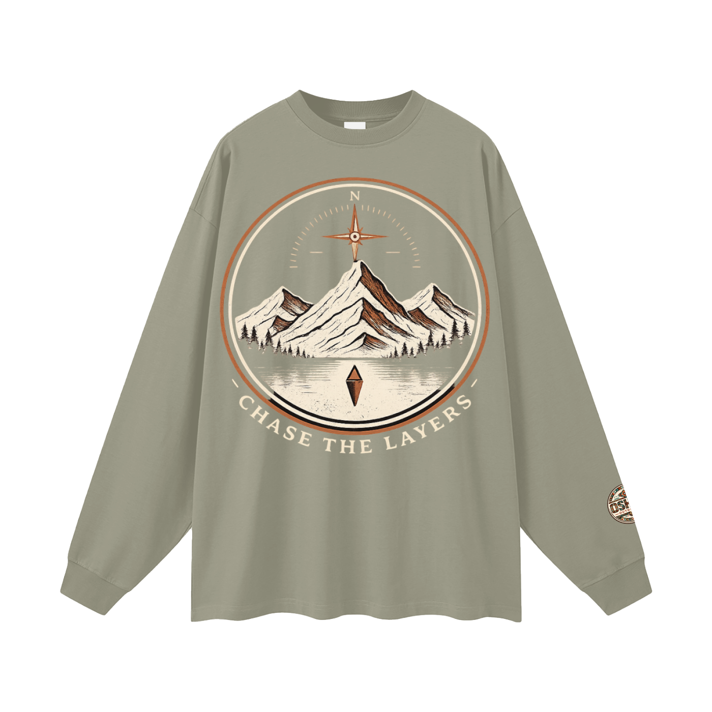 OSHAY Oversized Unisex Long Sleeve T-Shirt