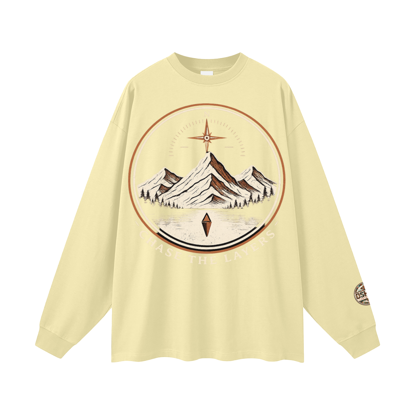 OSHAY Oversized Unisex Long Sleeve T-Shirt