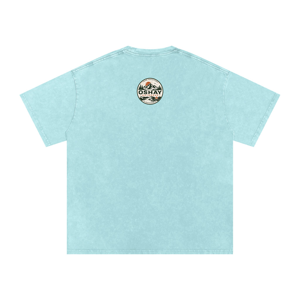 Pickle Wayne Snow Washed Oversized Cotton T-Shirt