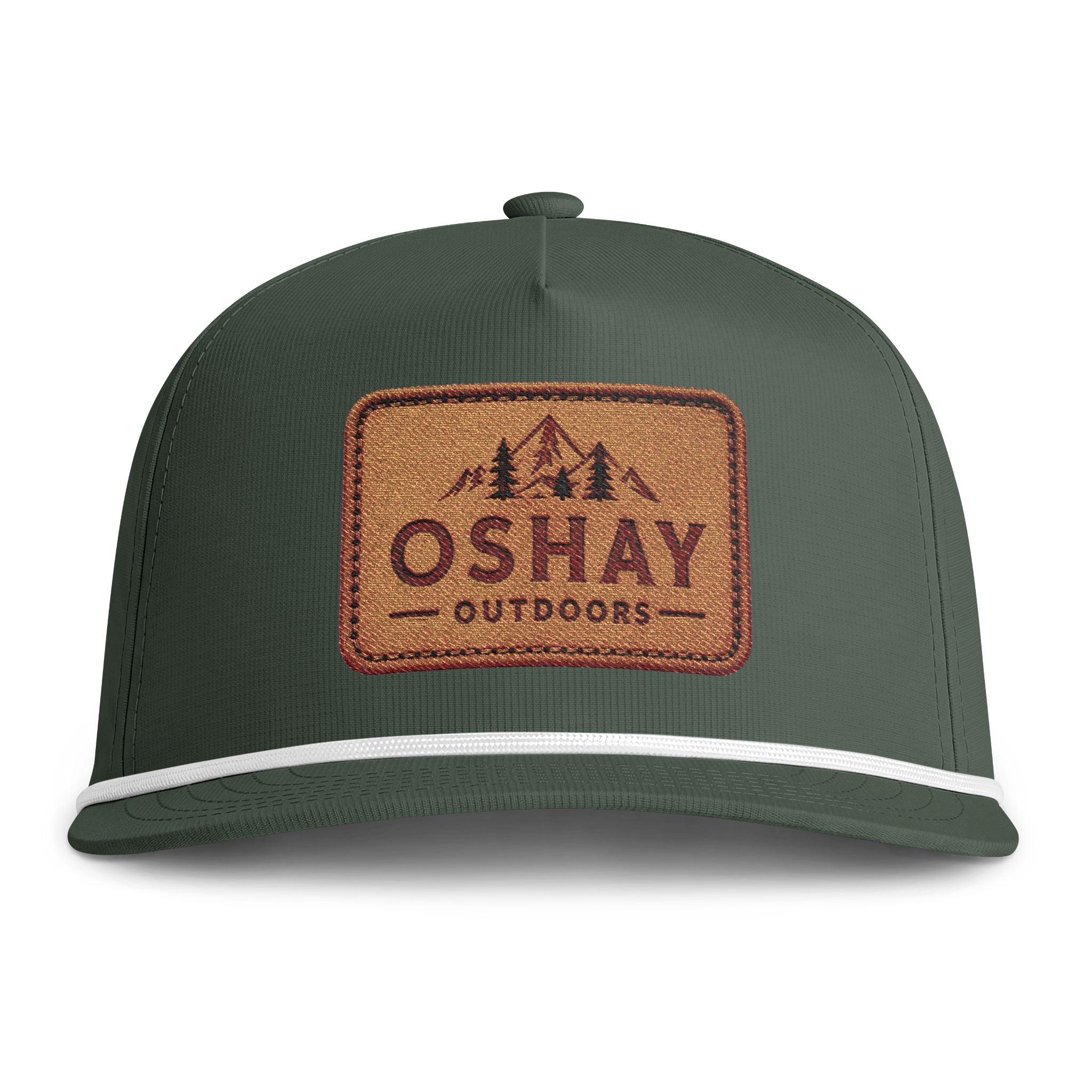 Sunwashed Rope Cap — Oshay Outdoors Patch Trucker Hat