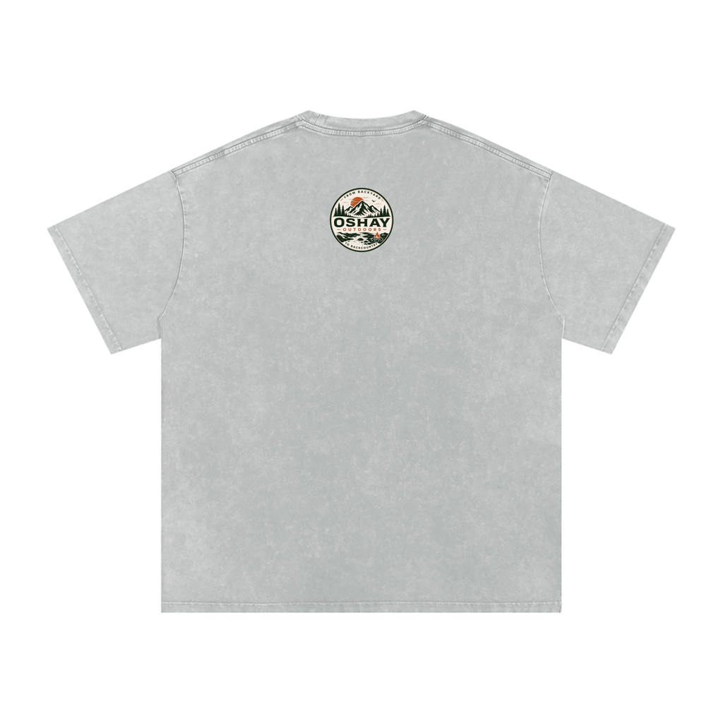 Pickle Wayne Snow Washed Oversized Cotton T-Shirt
