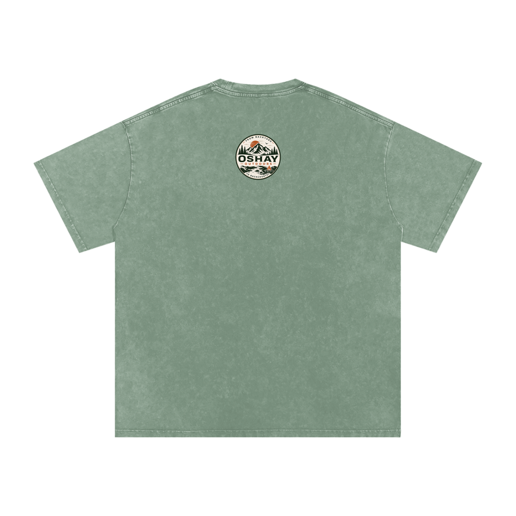 Pickle Wayne Snow Washed Oversized Cotton T-Shirt