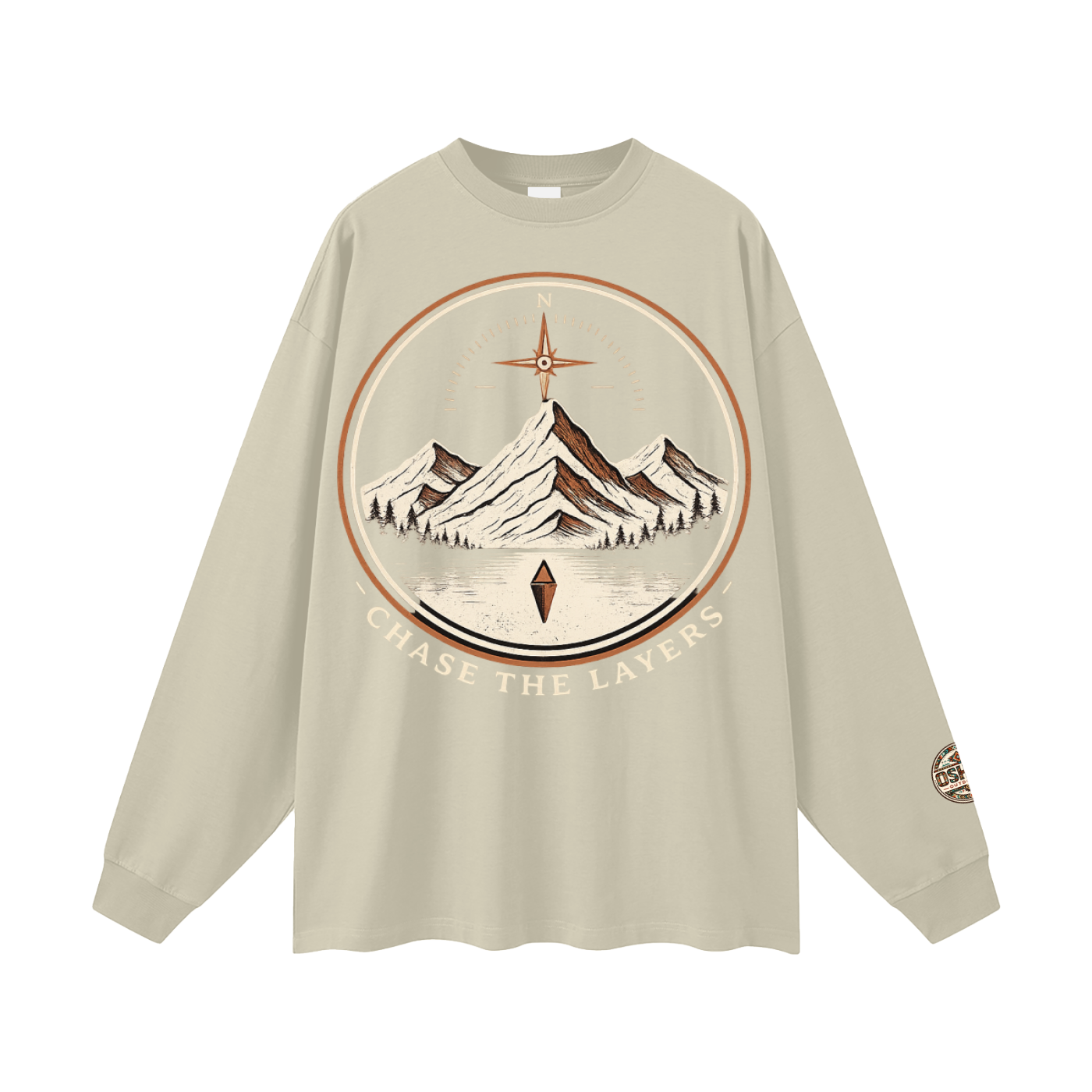 OSHAY Oversized Unisex Long Sleeve T-Shirt