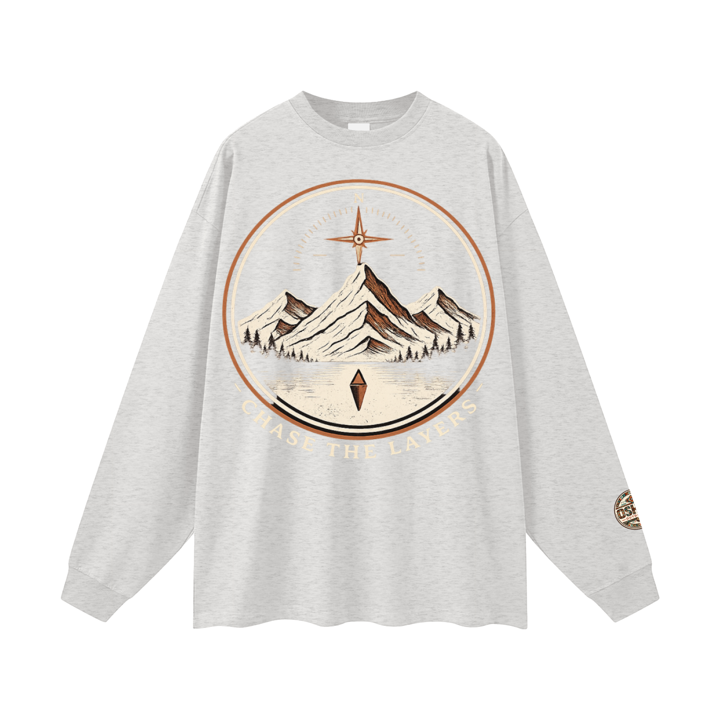 OSHAY Oversized Unisex Long Sleeve T-Shirt