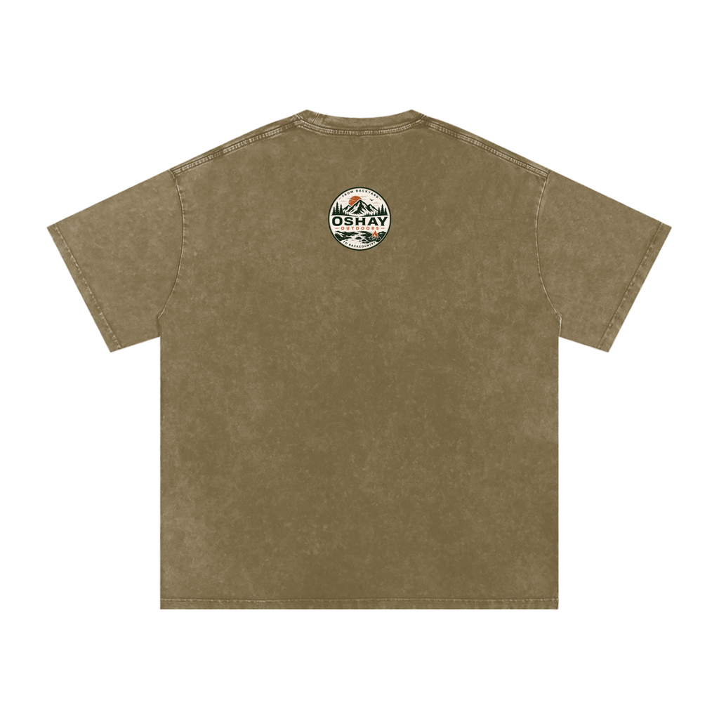Pickle Wayne Snow Washed Oversized Cotton T-Shirt